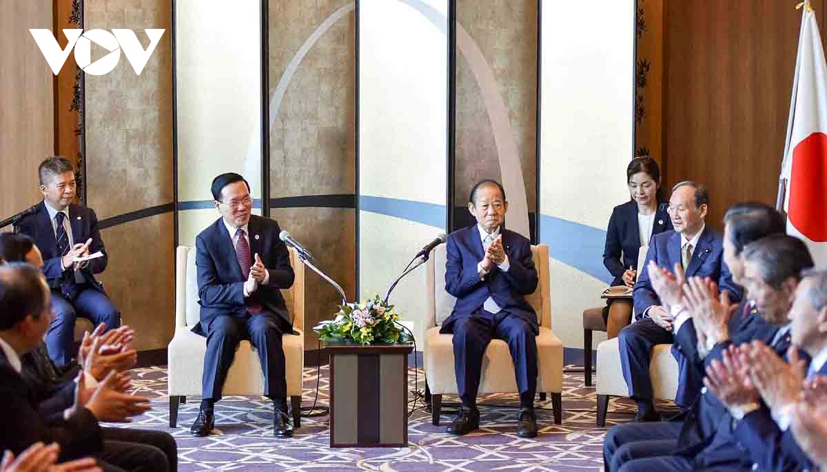 President meets Japan-Vietnam Parliamentary Friendship Alliance leader